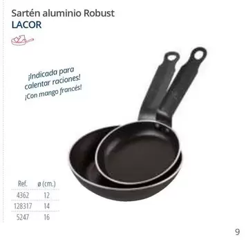 Oferta de Lacor - Sartén Aluminio Robust en Makro