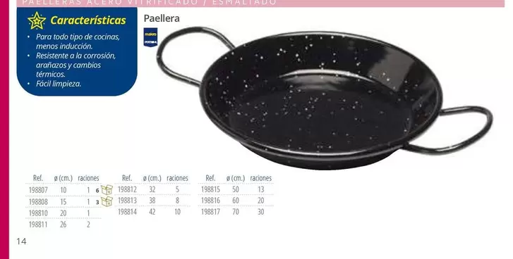 Oferta de Paellera en Makro