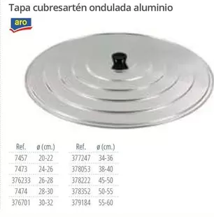 Oferta de Aro - Tapa Cubresartén Ondulada Aluminio en Makro