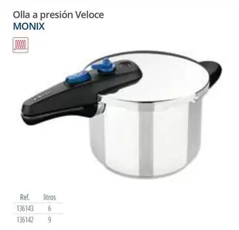 Oferta de Monix - Olla A Presión Veloce en Makro