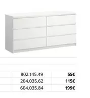 Oferta de Malm - Cómoda por 55€ en IKEA