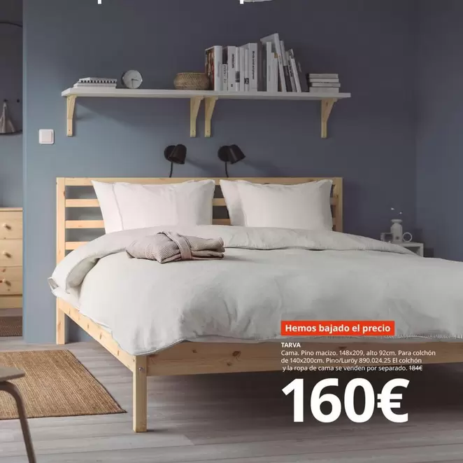 Oferta de Tarva Cama por 160€ en IKEA