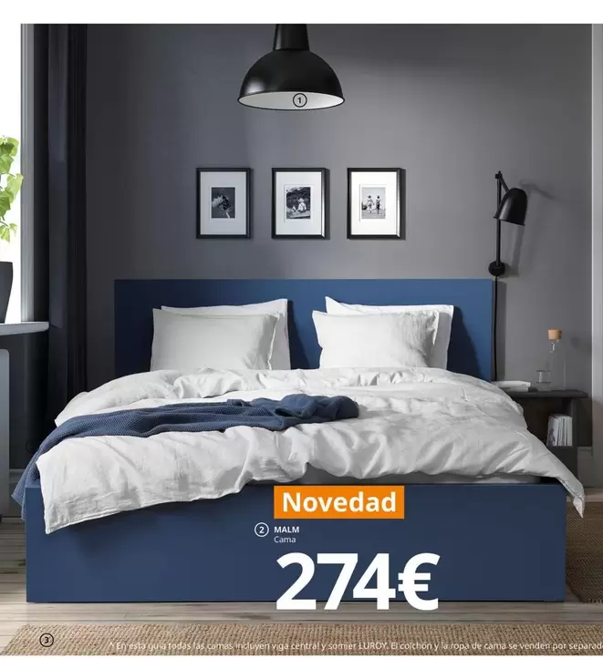 Oferta de Malm - Cama por 274€ en IKEA