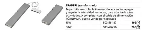 Oferta de Trådfri Transformador por 16€ en IKEA