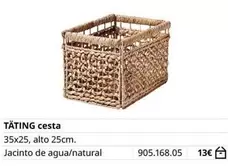 Oferta de Tàting - Cesta por 13€ en IKEA