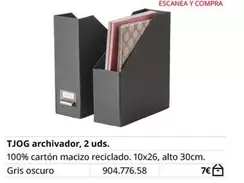 Oferta de Tjog - Archivador por 7€ en IKEA