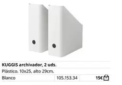 Oferta de Kuggis - Archivador por 15€ en IKEA