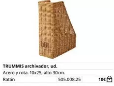 Oferta de Trummis - Archivador por 10€ en IKEA