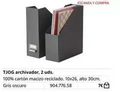 Oferta de Tjog Archivador por 7€ en IKEA