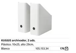 Oferta de Kuggis Archivador por 17€ en IKEA