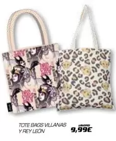 Oferta de Tote Bags Villanas Y Rey León por 9,99€ en Toy Planet