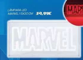 Oferta de Marvel - Lámpara Led por 34,99€ en Toy Planet