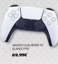 Oferta de Mando Dual Sense V2 Blanco Ps5 por 69,99€ en Toy Planet