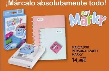 Oferta de Marcador Personalizable por 14,99€ en Toy Planet