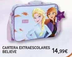 Oferta de Cartera Extraescolares Believe por 14,99€ en Toy Planet