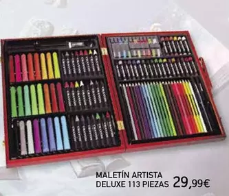 Oferta de Deluxe - Maletín Artista  113 Piezas por 29,99€ en Toy Planet