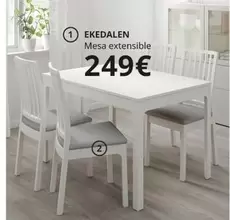 Oferta de  Ekedalen Mesa Extensible por 249€ en IKEA