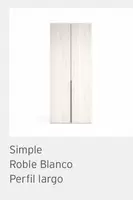 Oferta de Simple Roble Blanco Perfil Largo en Kibuc