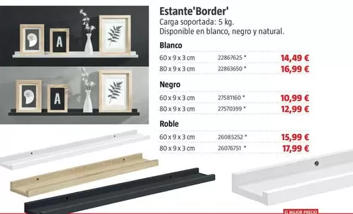 Oferta de Estante Border por 10,99€ en BAUHAUS