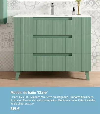 Oferta de Mueble De Baño Claire por 319€ en BAUHAUS