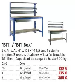 Oferta de Banco De Trabajo 'BT11'/BT11 Box por 133€ en BAUHAUS