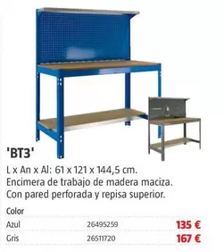 Oferta de Banco De Trabajo 'BT3' por 135€ en BAUHAUS