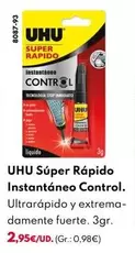 Oferta de Uhu - Super Rapido Instantaneo Control por 2,95€ en BricoCentro