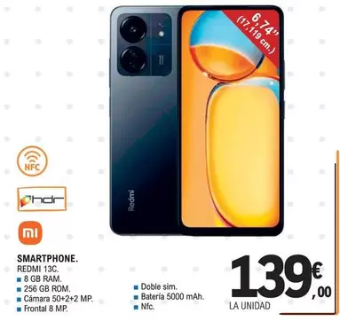 Oferta de Xiaomi - Smartphone por 139€ en E.Leclerc