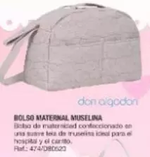 Oferta de Don Algodón - Bolso Matermal Muselina en Todojuguete