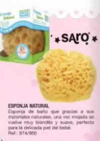 Oferta de Bebé - Natural - Esponja en Todojuguete