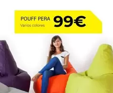 Oferta de Pouf Pera por 99€ en HiperMueble Canarias