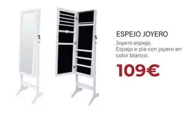 Oferta de Espejo Joyero por 109€ en HiperMueble Canarias