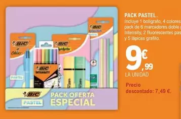 Oferta de BIC - Pack Pastel por 9,99€ en E.Leclerc