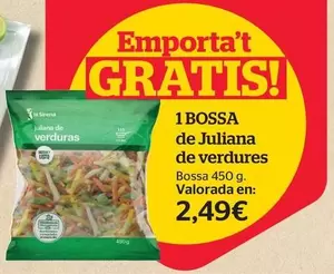 Oferta de La Sirena - 1 Bossa De Juliana De Verdures por 2,49€ en La Sirena