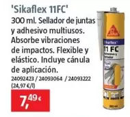 Oferta de Sikaflex - 11FC  por 7,49€ en BAUHAUS