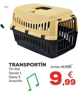 Oferta de Tk-Pet -  Transportín por 9,99€ en Kiwoko