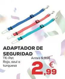 Oferta de Tk-Pet - Adaptador De Seguridad por 2,99€ en Kiwoko