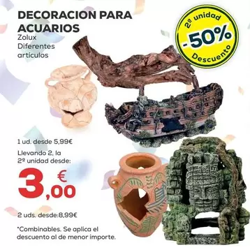 Oferta de Zolux - Decoración Para Acuarios por 5,99€ en Kiwoko