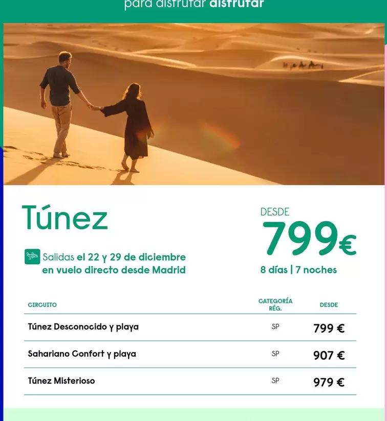 Oferta de Confort - Túnez por 799€ en Travelplan