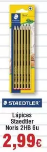 Oferta de Staedtler - Lápices Noris 2HB 6U por 2,99€ en Froiz