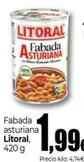 Oferta de Litoral - Fabada Asturiana por 1,99€ en Unide Supermercados