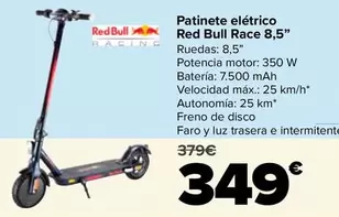 Oferta de Red Bull - Patinete Elétrico Race 8,5" por 349€ en Carrefour