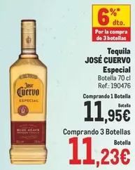 Oferta de Jose Cuervo - Tequila Especial por 11,95€ en Makro