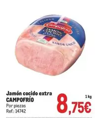 Oferta de Campofrío - Jamon Cocido Extra por 8,75€ en Makro