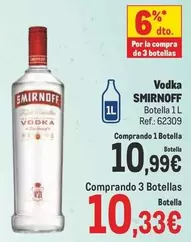 Oferta de Smirnoff - Vodka por 10,99€ en Makro