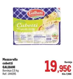 Oferta de Galbani - Mozzarella Cubetti por 19,95€ en Makro