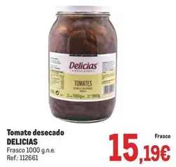 Oferta de Delicias - Tomate Desecado por 15,19€ en Makro