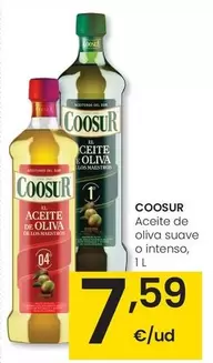 Oferta de Coosur - Aceite De Oliva Suave O Intenso por 7,59€ en Eroski