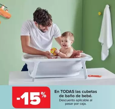 Oferta de En Todas Las Cubetas De Bano De Bebe en Carrefour