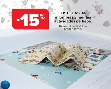 Oferta de En Todas Las Alfombras Y Mantas Actividades De Bebe en Carrefour